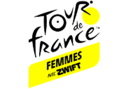 ツール・ド・フランス ファム avec Zwift ロゴ