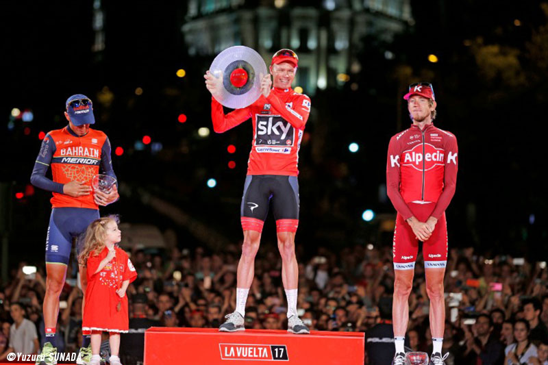 ブエルタ・ア・エスパーニャ2017 総合優勝 クリス・フルーム