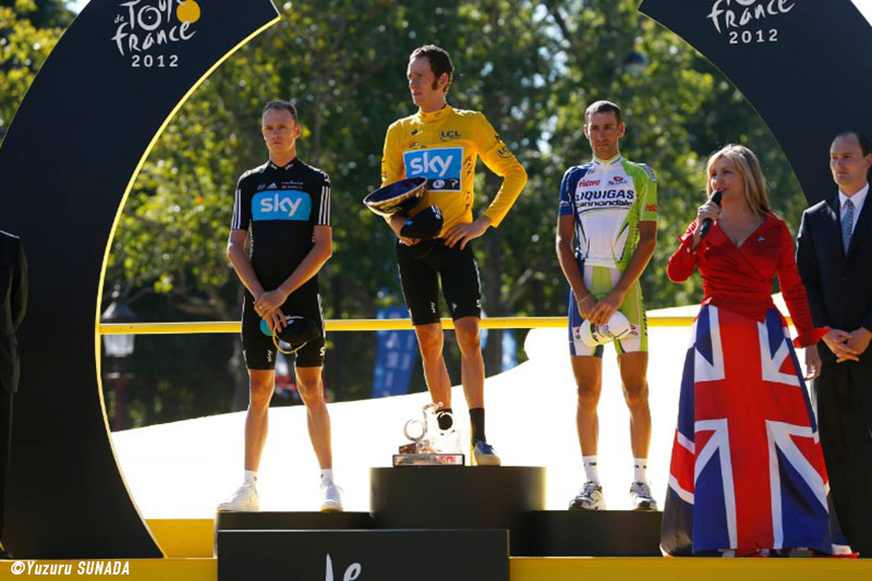 フルームがウィギンスのアシストをしながら区間1勝と総合2位を手に入れたのが2012年