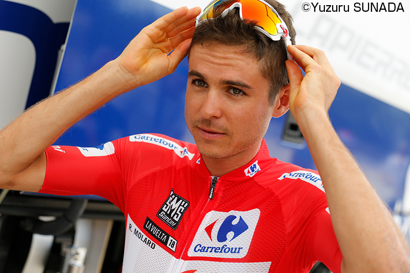 リーダージャージをキープしたリュディ・モラール