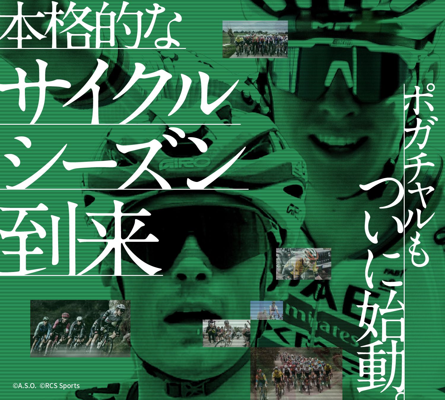 本格的なサイクルシーズン到来 ポガチャルもついに始動。