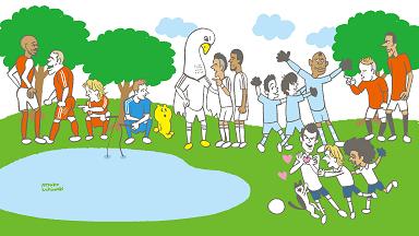 ウチマキさんのイラストギャラリー02 03 デイリーサッカーニュース Foot J Sportsコラム ニュース