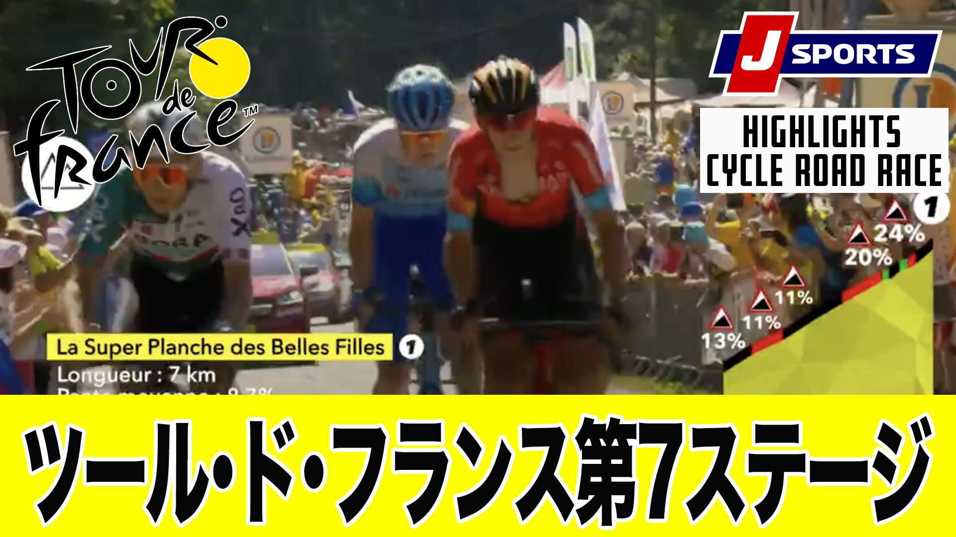 【ハイライト】 ツール・ド・フランス 第7ステージ｜Cycle*2022