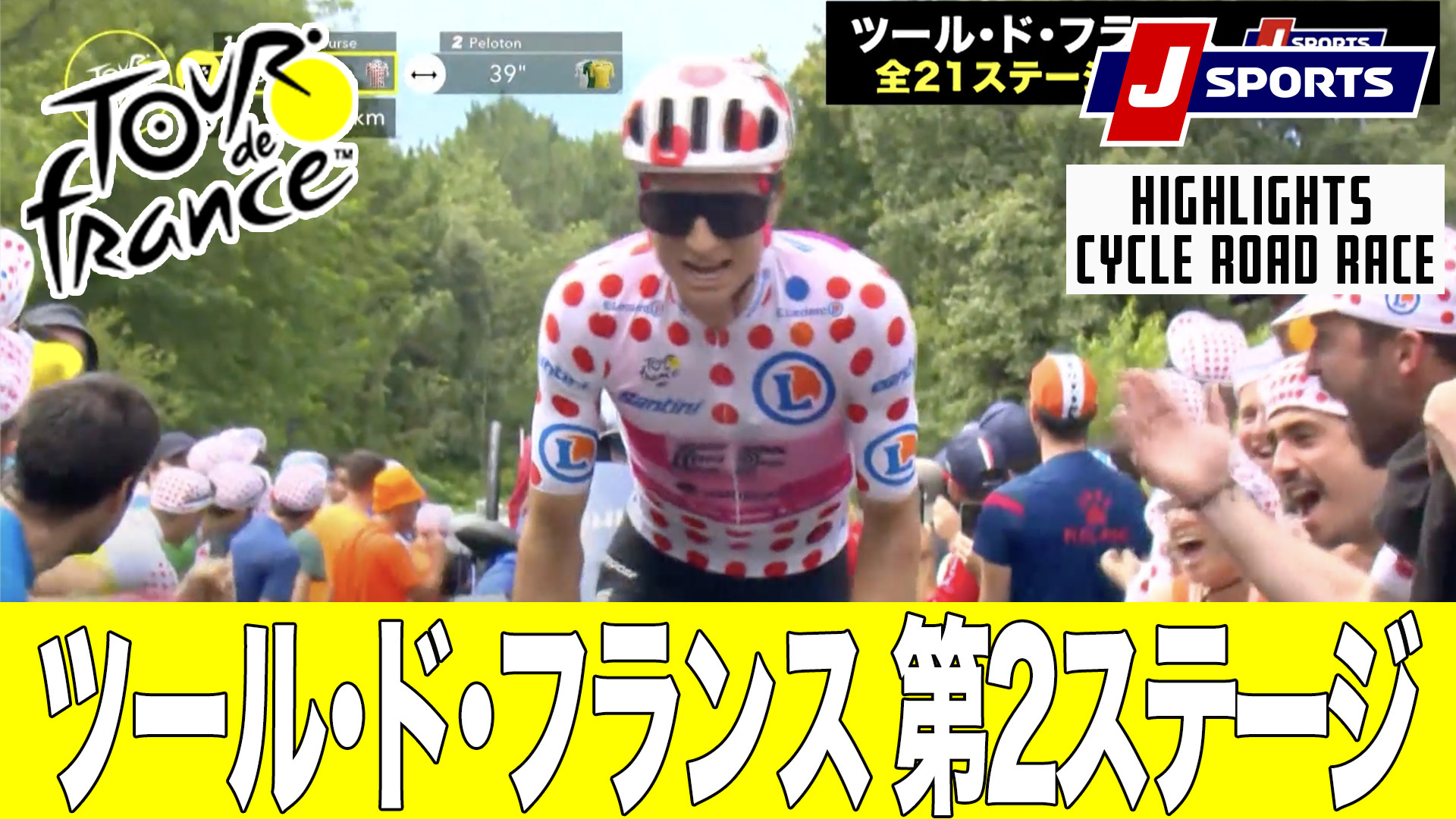 【ハイライト】ツール・ド・フランス 第2ステージ｜Cycle*2023