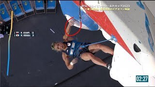 【技を徹底解説！】野中 生萌 | IFSC クライミングワールドカップ 2023 リード 第3戦  シャモニー(フランス)