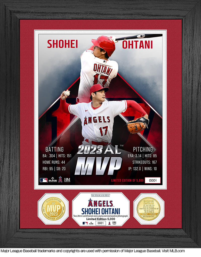 ロサンゼルス・エンジェルス大谷翔平選手 ア・リーグMVP受賞記念商品 J