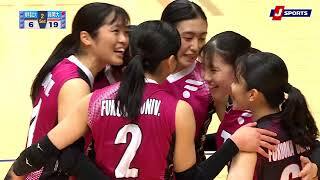 【ハイライト】岐阜協立大学 vs. 福岡大学｜スーパーカレッジバレー2023 女子 3位決定戦 