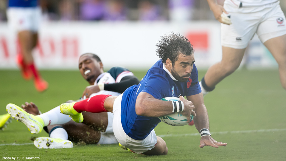 SOロペズのキックが冴え、フランスがアメリカを一蹴。ラグビーW杯日本