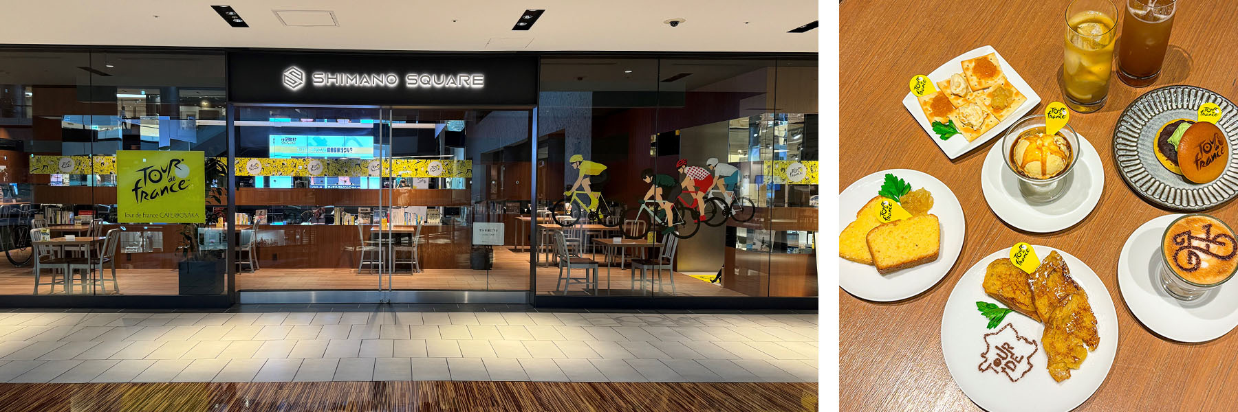 店内の様子 オリジナルメニュー