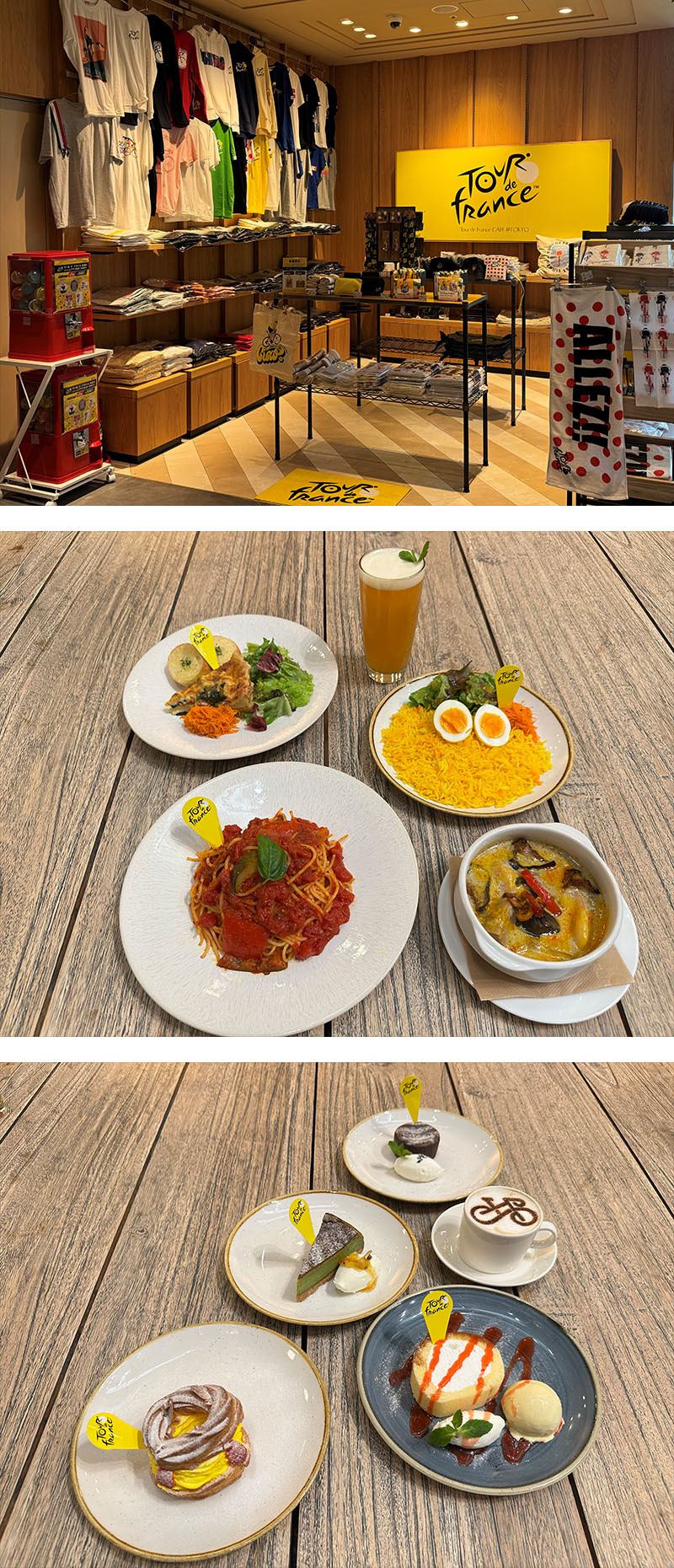 店内の様子 オリジナルメニュー