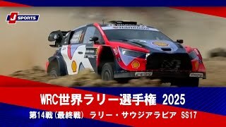 【ハイライト】WRC世界ラリー選手権 2025 第14戦(最終戦) ラリー・サウジアラビア パワーステージ【SS17】