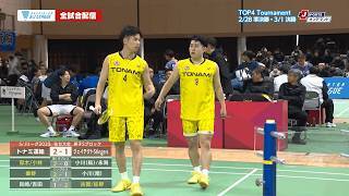 【トナミ運輸】男子 連覇を目指しTOP4 Tournamentへ