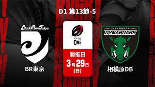 【D1 第13節 ハイライト】ブラックラムズ東京 vs. 三菱重工相模原ダイナボアーズ