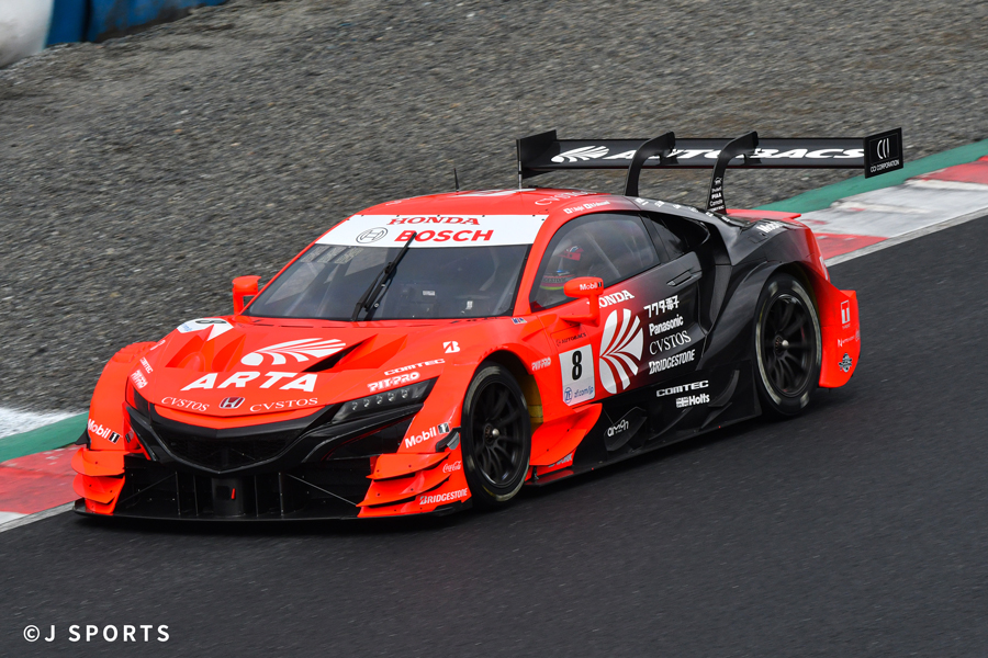 No 8 Arta Nsx Gt Gt500 チーム ドライバー Super Gt モータースポーツ J Sports 公式